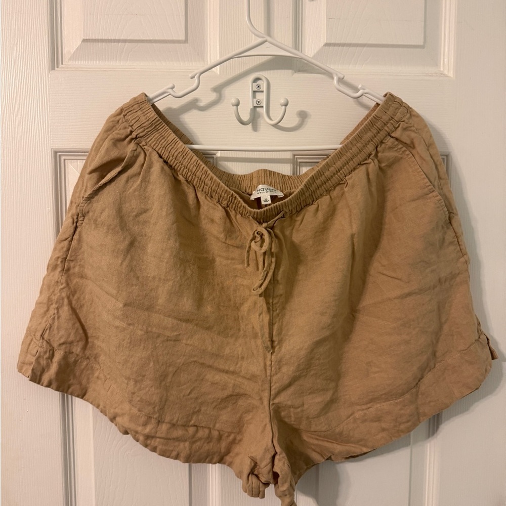 Haven Well Within linen shorts
